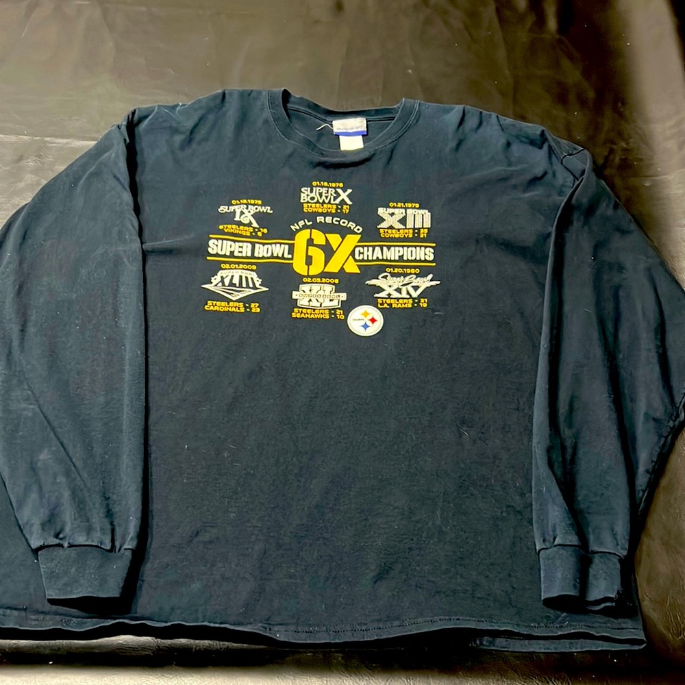 Reebok 6X Steelers Super Bowl Champion MensXXL